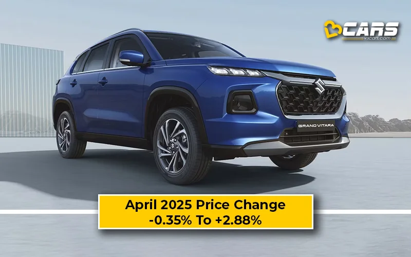 Scoop: April 2025 Maruti Grand Vitara Price Change — Hiked By Up To 41k