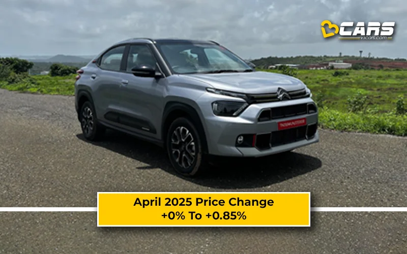 April 2025 Citroen Basalt Price Change — Hiked By Up To 8k