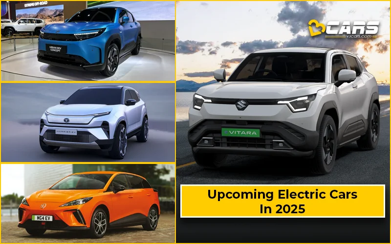 Upcoming Electric Cars And SUVs In India In 2025